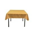 thumbnail image 1 of Nappe Carrée en Popeline de Polyester TCpop52x52-GoldP14&44; Or - 52 x 52 Po., 1 of 1