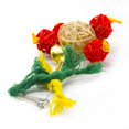 thumbnail image 2 of Christmas Parrot Chew Toy - Rattan Ball Bell Hanging Bird Toy Parrot Bite Toy, 2 of 4