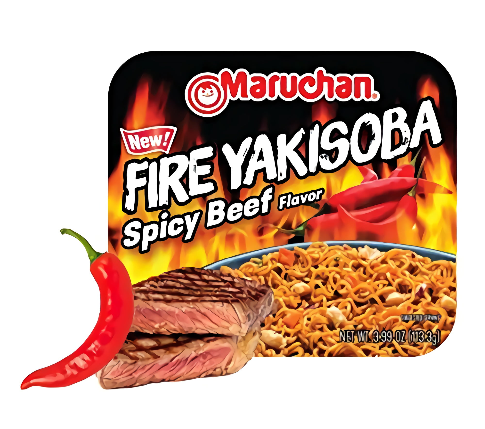 Buy Maruchan Yakisoba Maruchan Fire Yakisoba, Spicy Beef Flavor, Pack