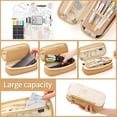 thumbnail image 4 of Big Capacity Pencil Pen Case Office College School Large Storage High Capacity Bag Pouch Holder Box Organizer, 4 of 6