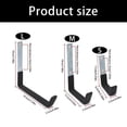 thumbnail image 5 of Osdhezcn Heavy Duty Metal Tool Hanger For Garage Shed Ladder Bike Storage Organization, 5 of 9