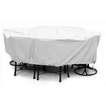 KoverRoos 17252 Weathermax Medium Rectangular Dining Set Cover, White - 94 L x 64 W x 28 H in.