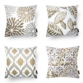 2 Pc 26 X 26 Inches Soft Velvet Decorative Euro Pillow Cover