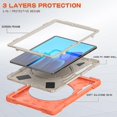 thumbnail image 2 of Funda protectora de color para Samsung Tab S7 Plus de 12,4 pulgadas con soporte para bolígrafo, anillo ajustable grande y protección contra golpes., 2 of 5