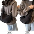 thumbnail image 2 of Bolsa cruzada de nailon Sanxiner para mujeres y hombres con múltiples bolsillos 1-negro, 2 of 5