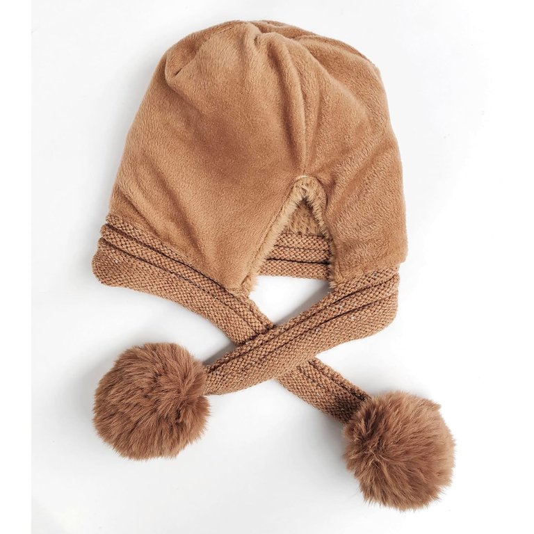 Holzlrgus Women Winter Sherpa Beanie Hats Knit Ear Flaps  display picture 3