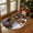 A, variant on Half Round Doormat Deer/Santa/Snowman Christmas Semi Circle Rug Non Slip Indoor Outdoor Entrance Washable Front Floor Mat for Kitchen Bathroom Patio Fireplace Holiday Decor
