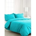 thumbnail image 4 of 800 Thread Count 100% Egyptian Cotton 3 Piece Duvet Set with Zipper Closure & Corner 3 Pc Duvet Set Solid Pattern, 4 of 4