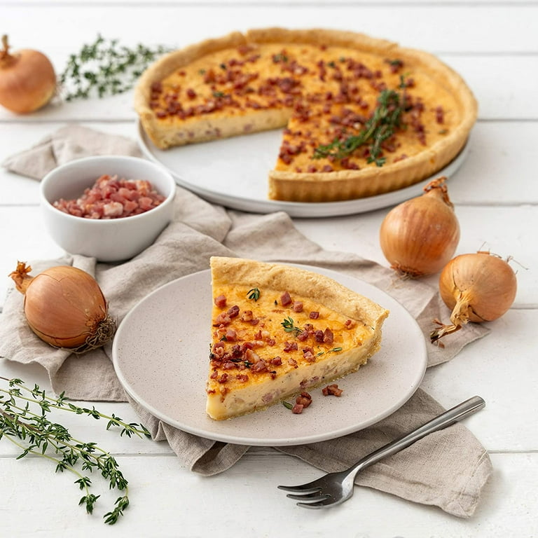 Quiche Pan Pie Pan Black Stainless Steel Carbon Steel Non Stick Deep Pizza Pan
