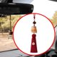 thumbnail image 3 of Colgante de espejo retrovisor para coche, adorno para ventana de cafetería, fiesta o coche. Rojo, 3 of 7
