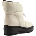 thumbnail image 3 of Guess Leeda Women's Padded Synthetic Drawstring Ankle Boot In Cream Size 6.5, 3 of 6