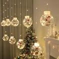 thumbnail image 3 of Guirnalda de luces LED para decoración del hogar, bolas de Navidad para decoración de dormitorio, Año Nuevo, 2024 V, 110V, enchufe europeo y estadounidense, 220, 3 of 4