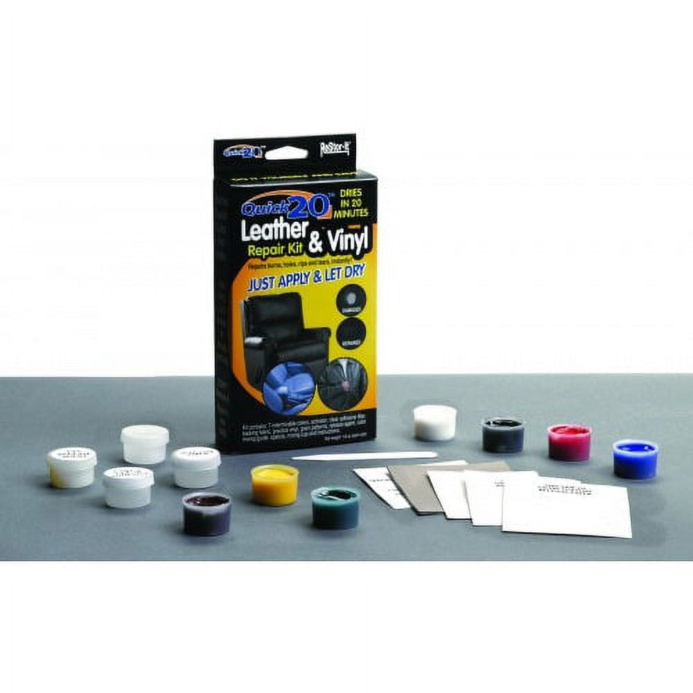 Master Mfg. Co ReStor-It Quick20&trade; Leather/Vinyl Repair Kit 7 Intermixable Colors, Mixing Cup, Applicator, Color Mixing Guide