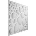 thumbnail image 3 of Ekena Millwork 19 5/8"W x 19 5/8"H Shale EnduraWall Decorative 3D Wall Panel, White, (10-Pack for 26.75 Sq. Ft.), 3 of 12