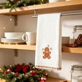 thumbnail image 6 of Clearance! Christmas Gingerbread Man Kitchen Towel, Absorbent Decorative Hand Dish Towel 24x16in, Holiday Xmas Tea Towel for Cooking Baking, Home Kitchen Decor & Christmas Gift, 6 of 7