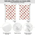 thumbnail image 2 of Easygdp Hand Drawn Strawberry Garden Flag Yard Flag Welcome Flag, Double-Sided, Weather Resistant for Outdoor Decor - 28"x40", 2 of 9