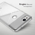 thumbnail image 2 of Ringke Bevel Case Compatible with Google Pixel 2, Minimalist Diagonal Textured TPU Lightweight Cover - Clear, 2 of 10