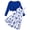Royal Blue Floral, variant on Lanbubble Girls Dress With Cardigan Set For Teen 7-14T Adjustable Cami Dress with Long Sleeve 2 Piece Set Royal Blue Floral Fall Dresses