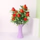 thumbnail image 5 of Bonsái de plantas artificiales simuladas: Decoración de la sala de estar, mesa de comedor, arreglo floral simulado de frutas al aire libre - Fresas, 5 of 6