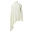 thumbnail image 2 of Vedolay Womens Tops Womens 2023 Fall Casual Sweaters Batwing Long Sleeve Crew Neck Knit Pullover Tops,White S, 2 of 5