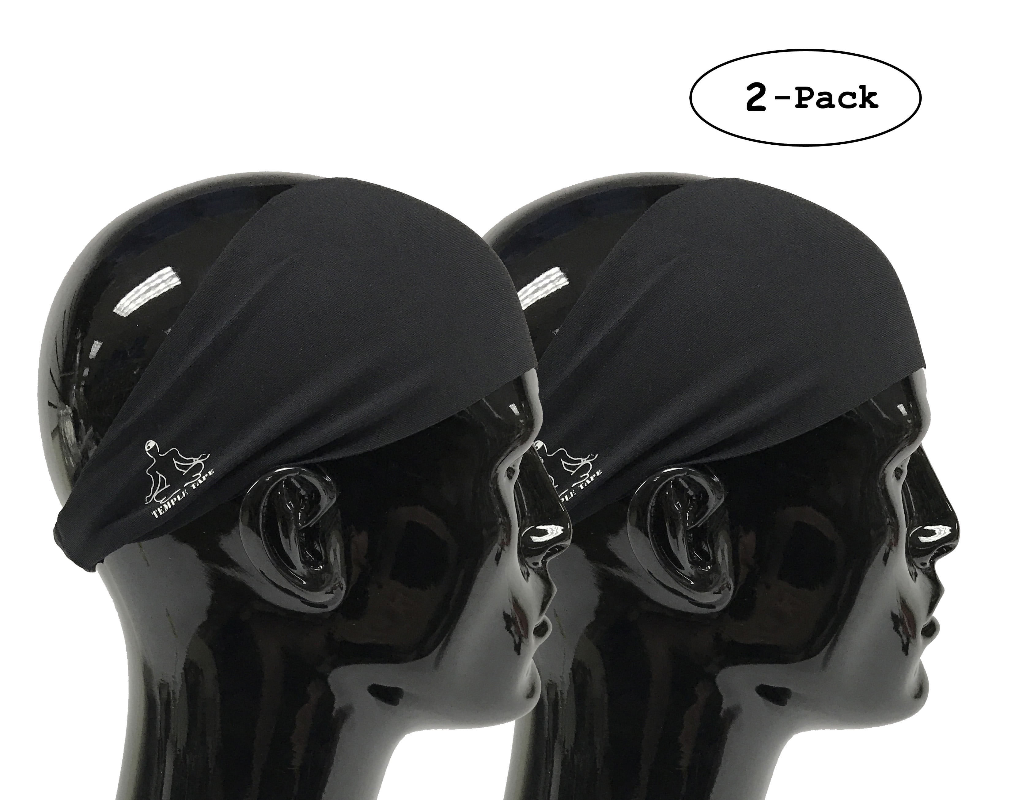 Value 2Pack, Temple Tape Four Inch Moisture Wicking Workout Sweatband