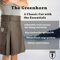 thumbnail image 5 of Damn Near Kilt 'Em Men's Greenhorn Utility Kilt, Navy, Large, 5 of 5
