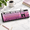 Black Pink Gradient, variant on Purple Colorful Full Size Wired Retro Typewriter with Foldable Stands