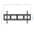thumbnail image 5 of Mount-It! Heavy Duty Wide Screen Tilting TV Wall Mount,  Fits 43" to 90" TVs,  Capacity 220 lbs., 5 of 11