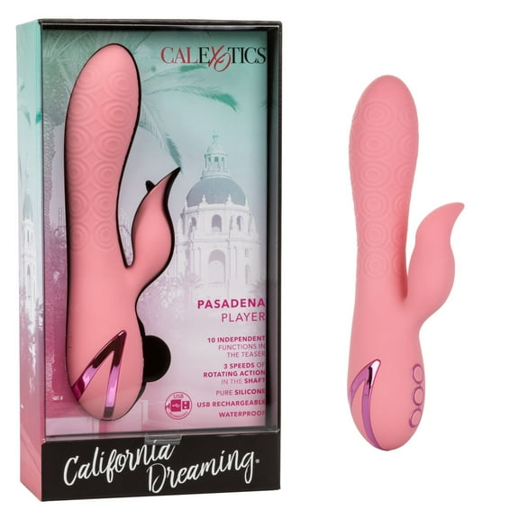 California Dreaming Pasadena Player Luxury 10-Funtion 3-Speed Rotating Vibrator Massager