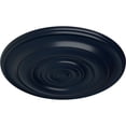 thumbnail image 3 of Ekena Millwork 18"OD x 1 1/2"P Niobe Ceiling Medallion (Fits Canopies up to 8 5/8"), Hand-Painted Midnight Dream, 3 of 5