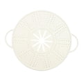 thumbnail image 3 of Tapa de silicona antiderrames, multifuncional, para cocinar y freír Blanco, 3 of 8