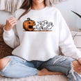 thumbnail image 5 of Spooky Season Halloween Pumpkin Chasing Ghost – T-Shirt, Hoodie & Sweatshirt – Fun Halloween Apparel – Perfect for Fall, 5 of 6