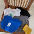 thumbnail image 3 of Gibobby Playeras Deportivas Camiseta sin mangas con letras informales holgadas para niños pequeños, bebés, niños y niñas, Top Cool(Azul, 7-8 Años), 3 of 5
