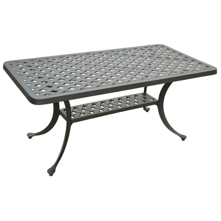 Crosley Sedona Cast Aluminum Rectangular Cocktail Table