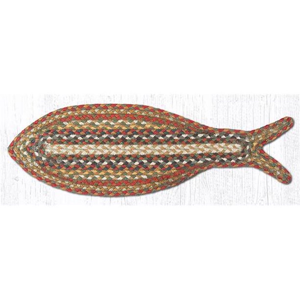 Capitol Importing 63300F 9 x 26 in. HoneyVanillaGinger Jute Braid