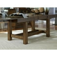 thumbnail image 3 of A-America 78" - 132" Trestle Table with (3) 18" Butterfly Leaves, 3 of 10