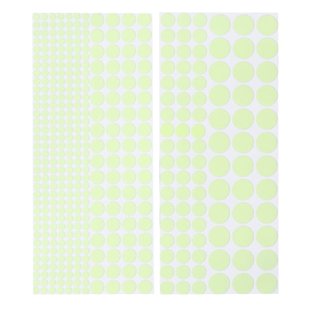 407 pegatinas luminosas de noche con pequeños puntos que brillan en la oscuridad, calcomanías de pared extraíbles, decoración de pared para sala de estar, dormitorio y habitación de bebé.