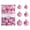 Pink, variant on Matoen Christmas Tree Decorations Ornament Set for Fall Halloween Decor, 26Pcs Red Green and Gold Shatterproof Christmas Ball Ornaments Bulk, Christmas Hanging Decor for Xmas Holiday Party