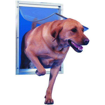 Ideal Deluxe Aluminum Pet Door White, Extra Large