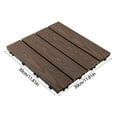 thumbnail image 5 of Hardwood Interlocking Patios Deck Tile Interlocking Deck Tile Flooring Covering, 5 of 15