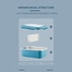 thumbnail image 5 of Recipientes de acero inoxidable Caja Bento sin BPA a prueba de fugas (550ml Azul) Likrtyny Para estrenar, 5 of 9