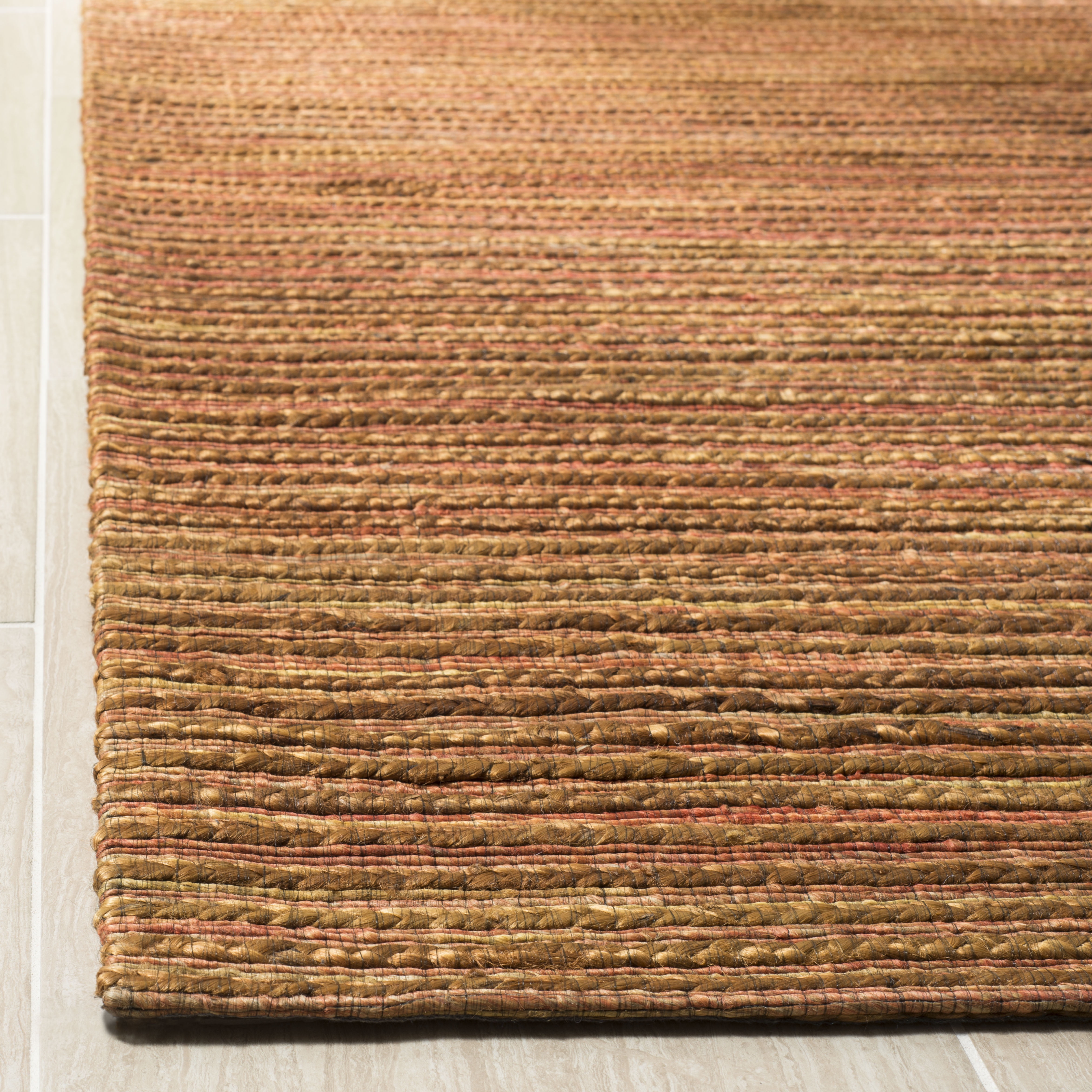 SAFAVIEH Cape Cod Eustacia Southwestern Runner Rug, Rust, 2'3" x 12'