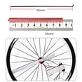 thumbnail image 2 of Steel Bicycle Spokes and Nipples Set 24 Pcs for 26/27.5/29er MTB Bikes Easy Install Replacement Parts 261MM, 2 of 9