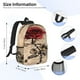 thumbnail image 5 of Disketp Vintage Rose Botanical Art Mochila Escolar de 15 Pulgadas, Mochila Ligera para Estudiantes, Viajes y Trabajo, Cómoda y Resistente para el Uso Diario, 5 of 6