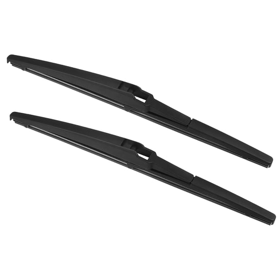 12" 12" Coche Trasero Parabrisas Limpiaparabrisas Hoja para Citroen C1 - 2uds Negro