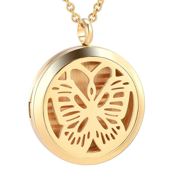 Stainless Steel Perfume Bottle Necklace Women Men Necklaces Birthday Gift Aromatherapy Male Pendant