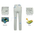 thumbnail image 5 of Little Donkey Andy Women's Fleece Lined Hiking Ski Snow Pants, Winter Windproof Softshell Pants, Warm and Water Repellent Light Gray S, 5 of 6