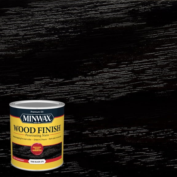 Minwax Wood Finish, True Black, 1 Quart