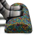thumbnail image 3 of Colorful Foot Rest, Various Different Geometrical Shapes Rich in Color Complex Mosaic Structure Print, Non-Slip Backing Ergonomic Memory Foam Leg Support for Office, Multicolor, by Ambesonne, 3 of 5
