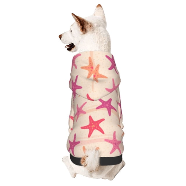 Balery Starfish Sudadera con Capucha para Perros Pequeños – Ropa para Mascotas, Disfraz para Perros y Gatos, Ideal para Fiestas y Cosplay-Large